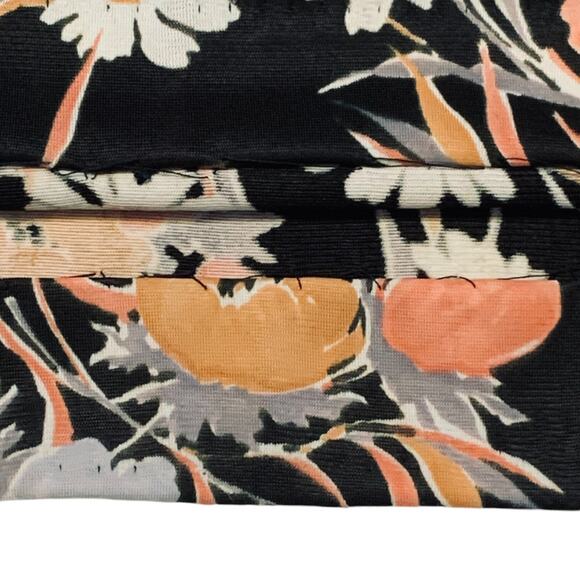 Vintage Fritzi Sleeveless Maxi Dress w/ Jacket Blouse Large 13/14 Jersey Print - Picture 13 of 14